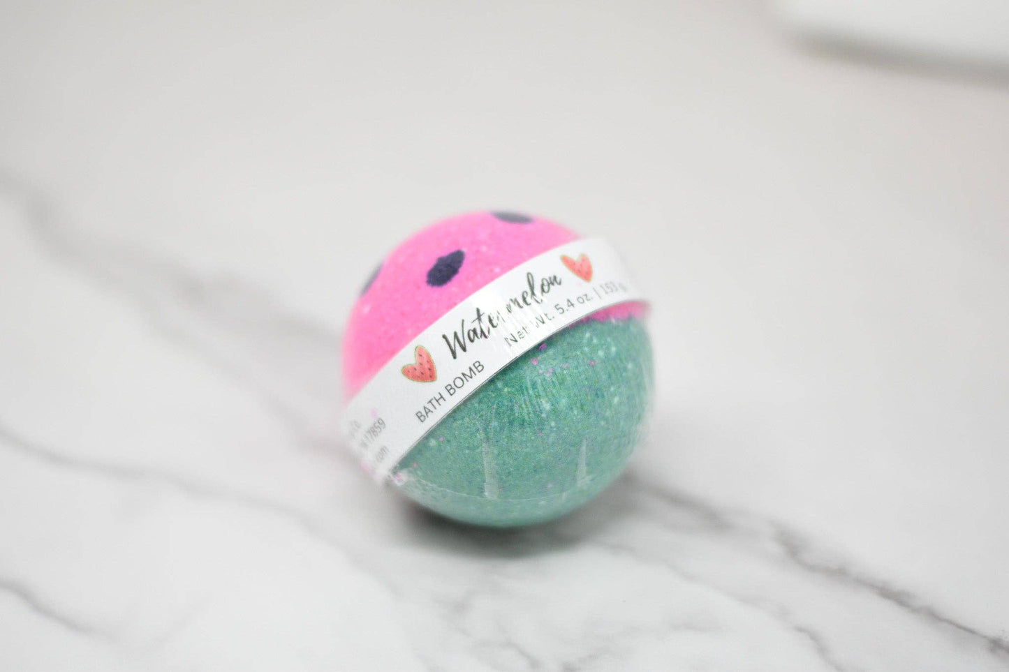 Watermelon Bath Bomb: Round