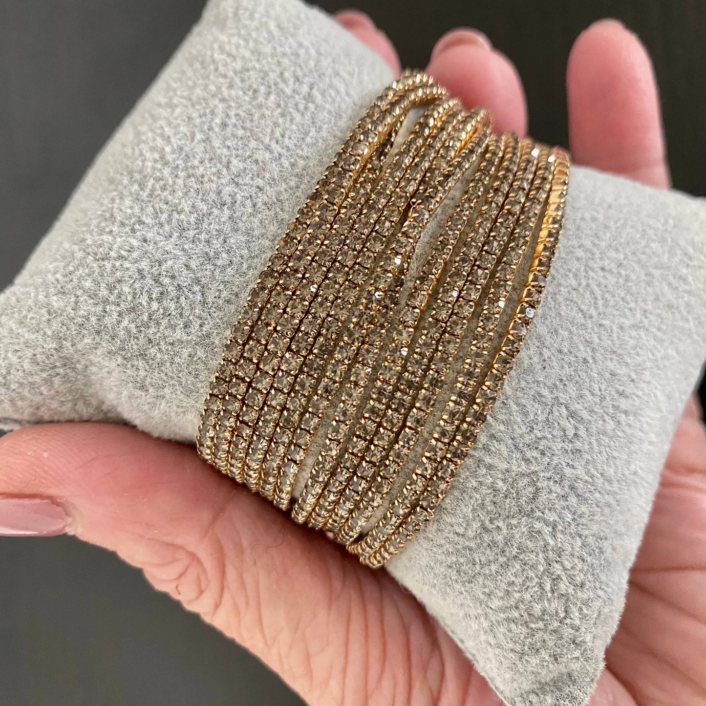 Stack Bracelet Super sparkly rhinestones blings bracelet set