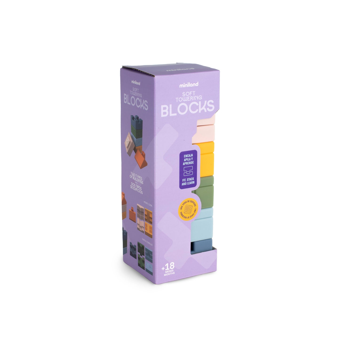 Soft Towering Blocks Baby Game
