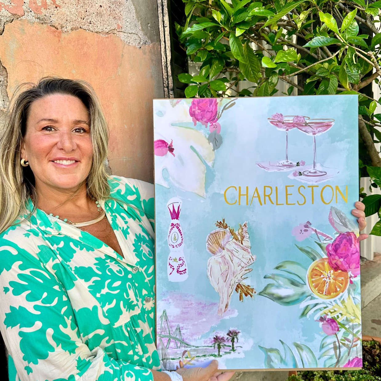 CHARLESTON POSTER - Art Print