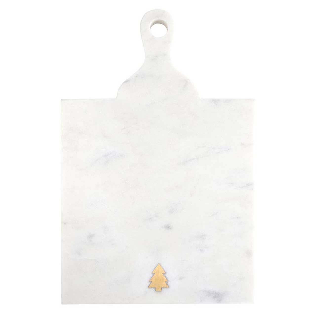 Marble Serving Board with Handle - Tree
