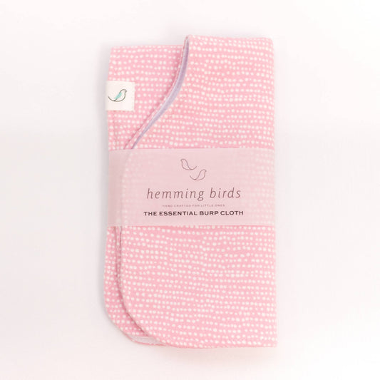 The Essential Burp Cloth - Rose Dot