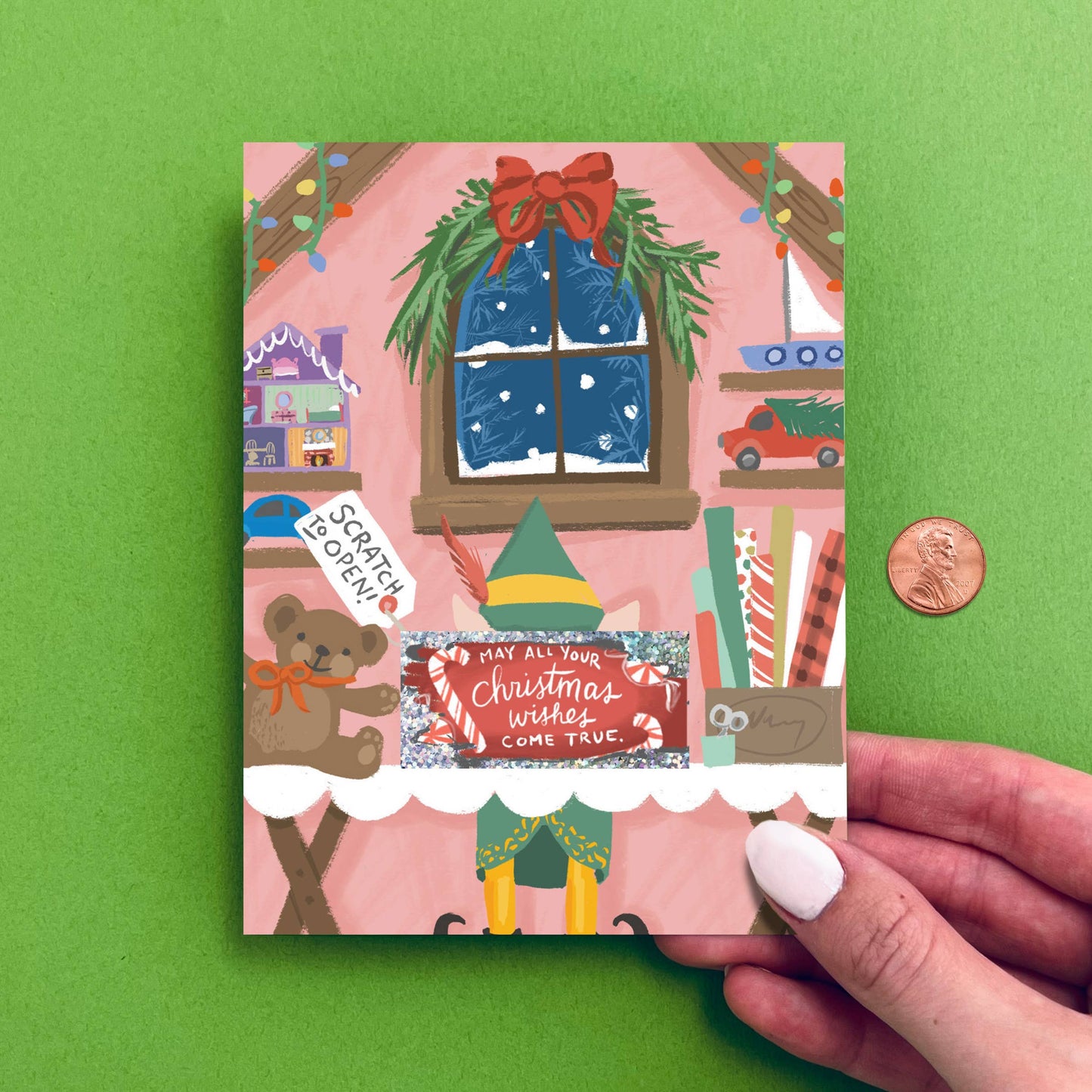 Scratch-off Card - Santa's Workshop - Holiday