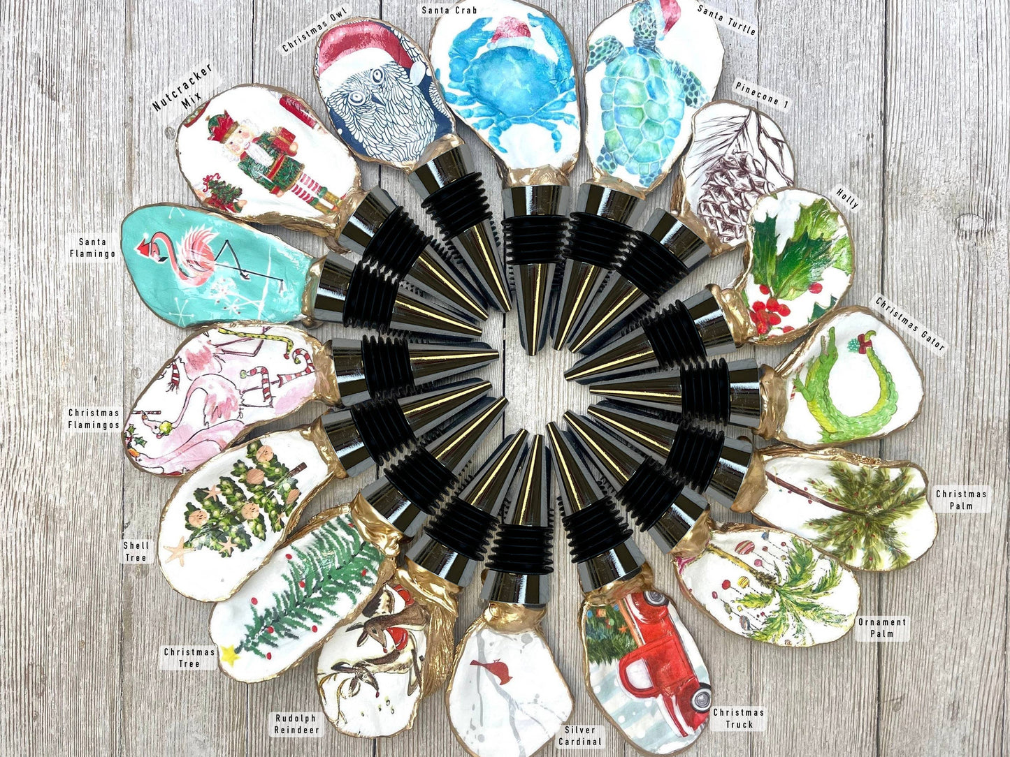 Christmas Wine Stopper