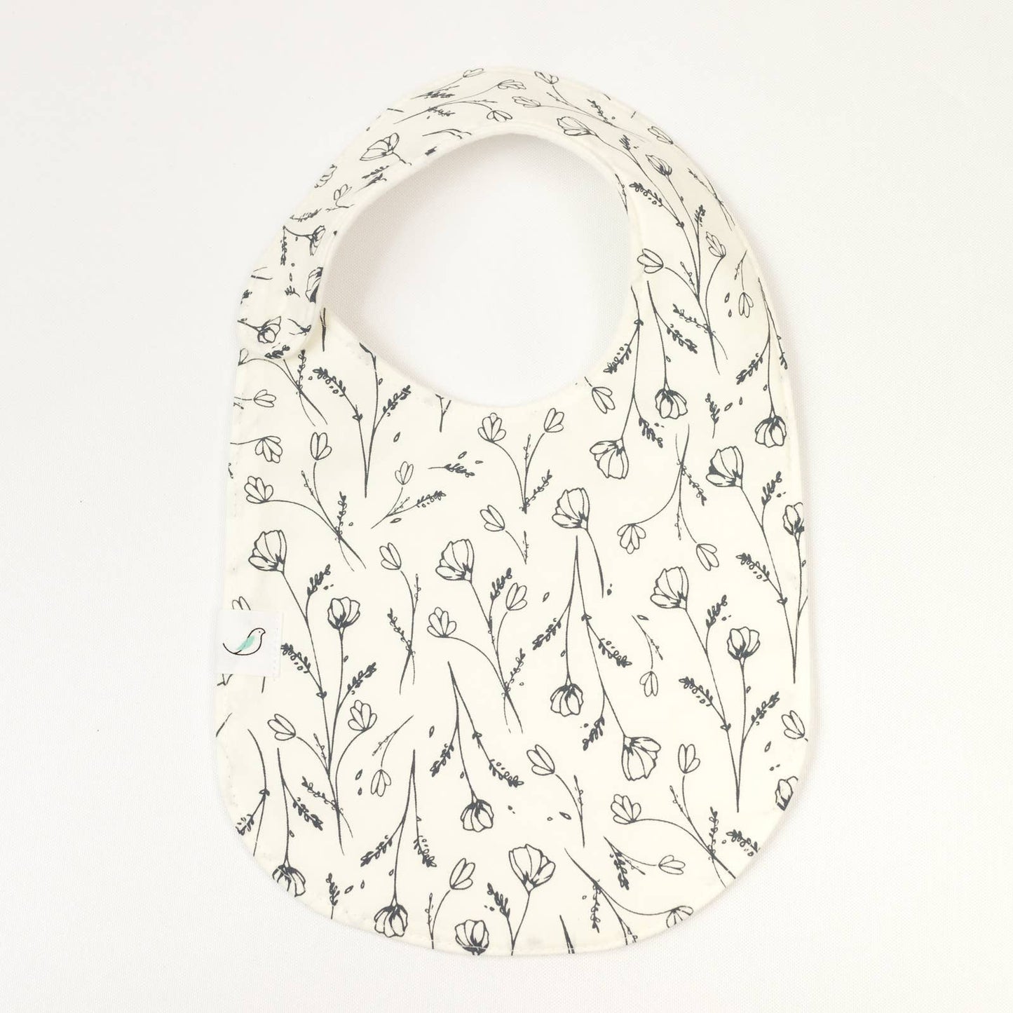 Charlie Snap Bib - Ivory Blooms