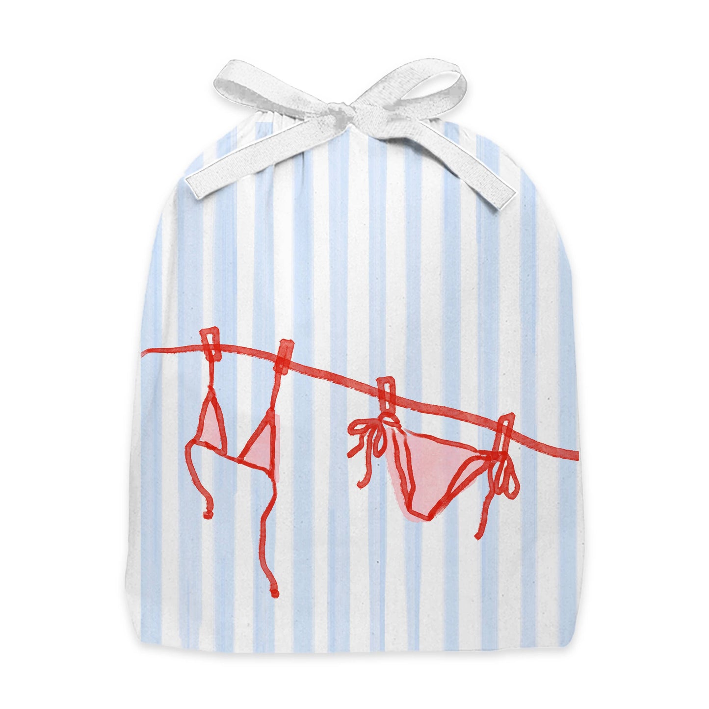 Pack Your Bags - Blue Stripe Swimsuit