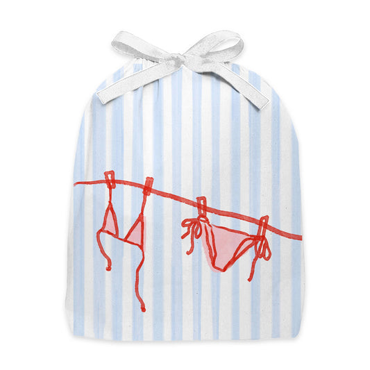 Pack Your Bags - Blue Stripe Swimsuit