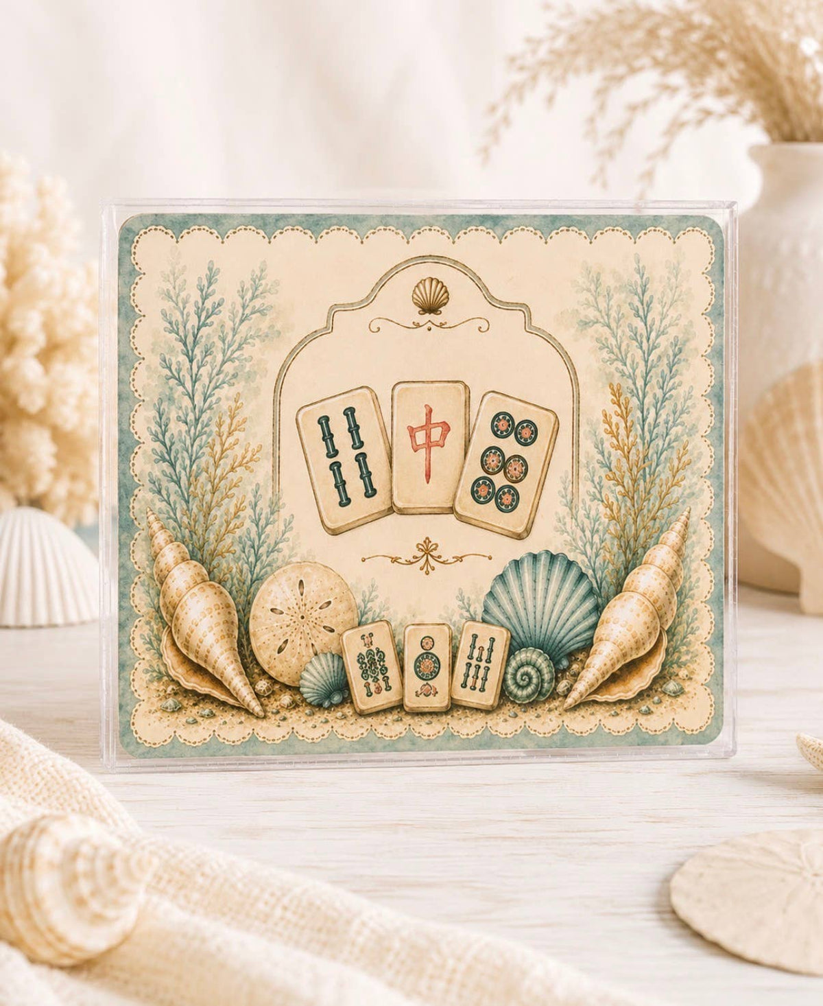 Southern Tiles Society Mahjong Card Sleeve Cover