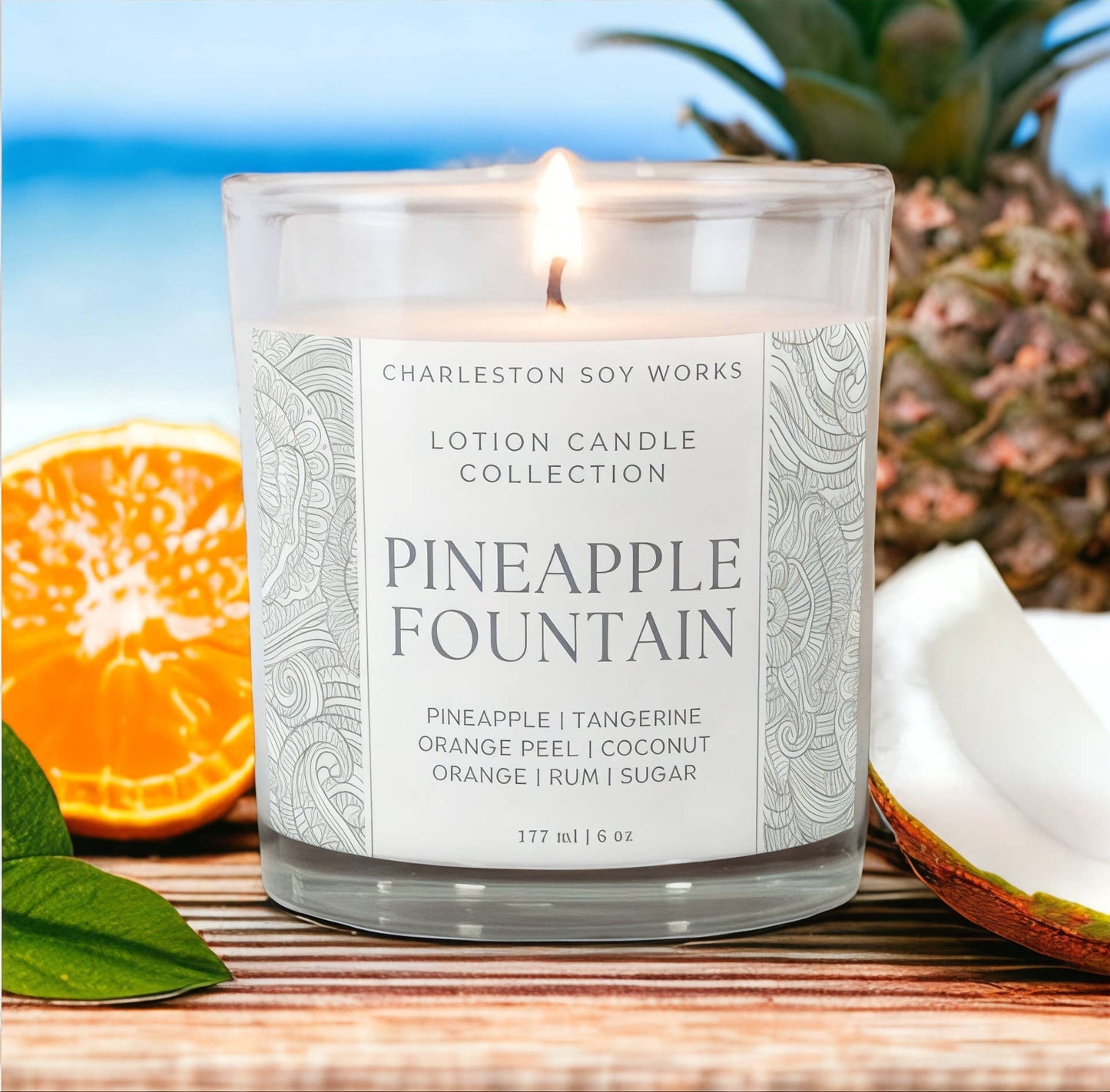 Pineapple Fountain Lotion Candle