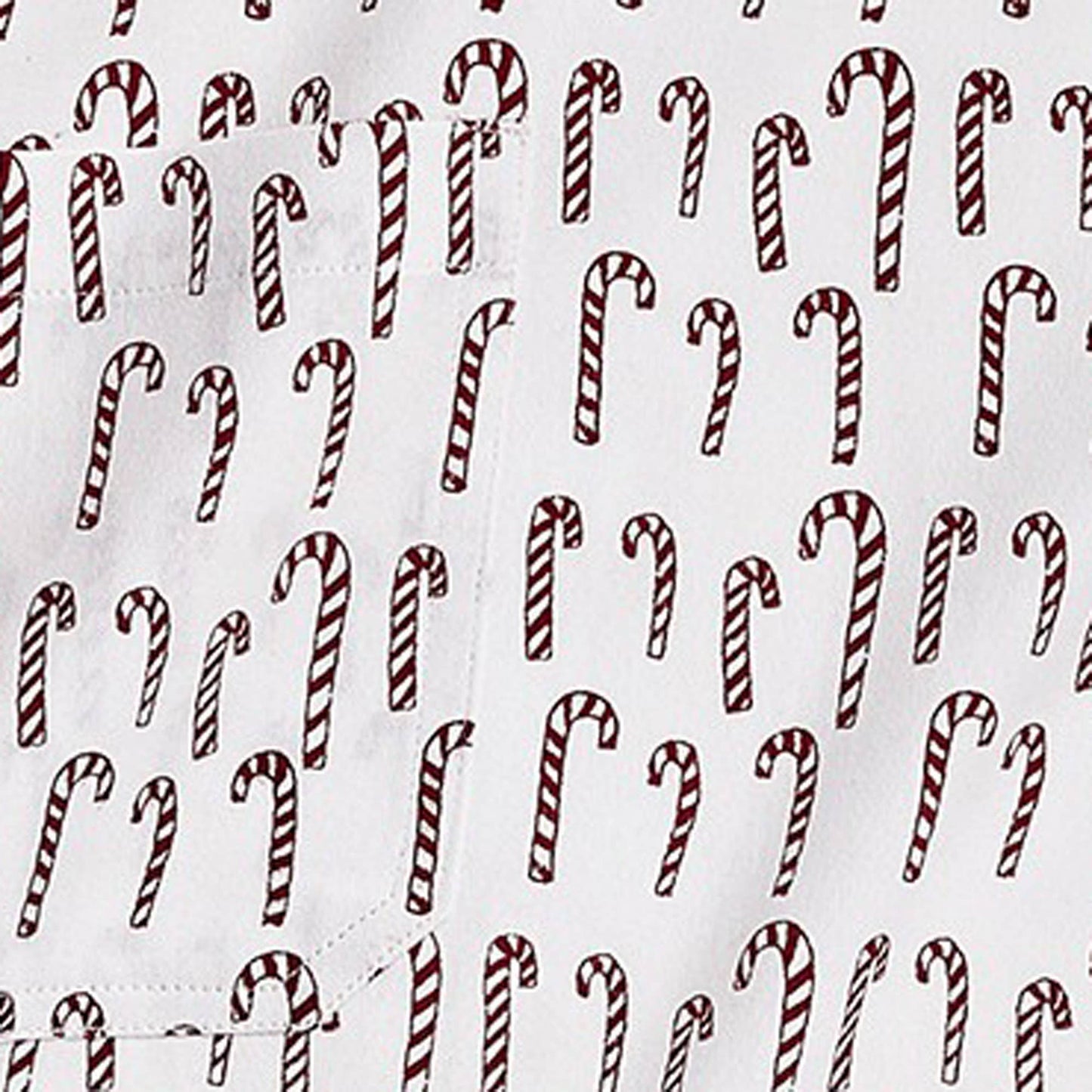 Christmas Oh What Fun Candy Cane Frill Apron - Red