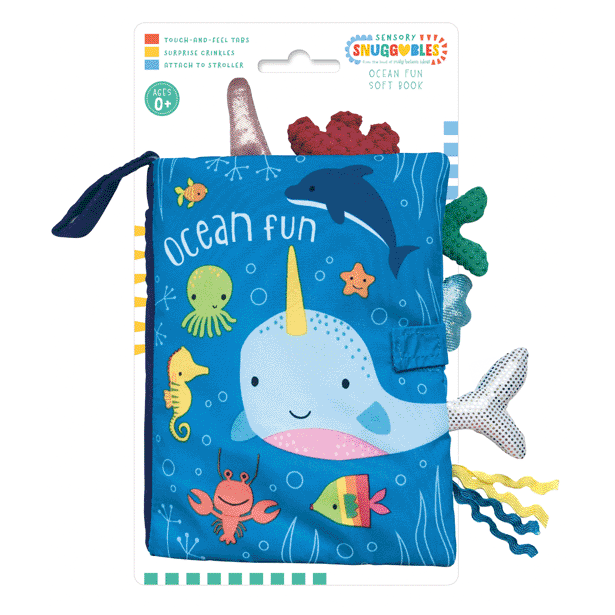 Cloth Book Sensory Snuggables Ocean Fun