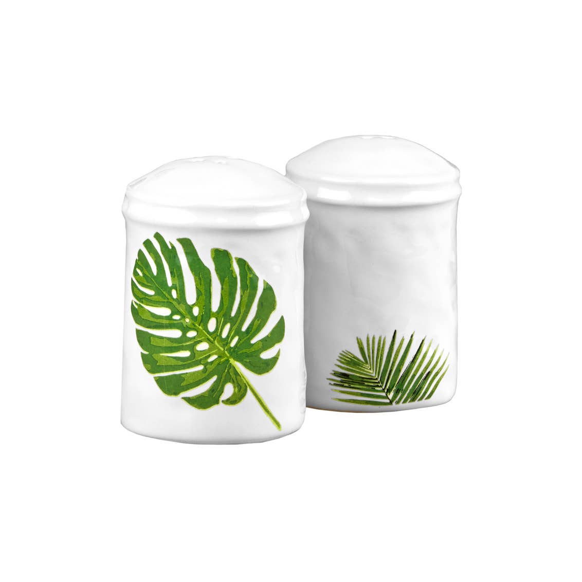 Palm Leaf Salt & Pepper Shaker Set