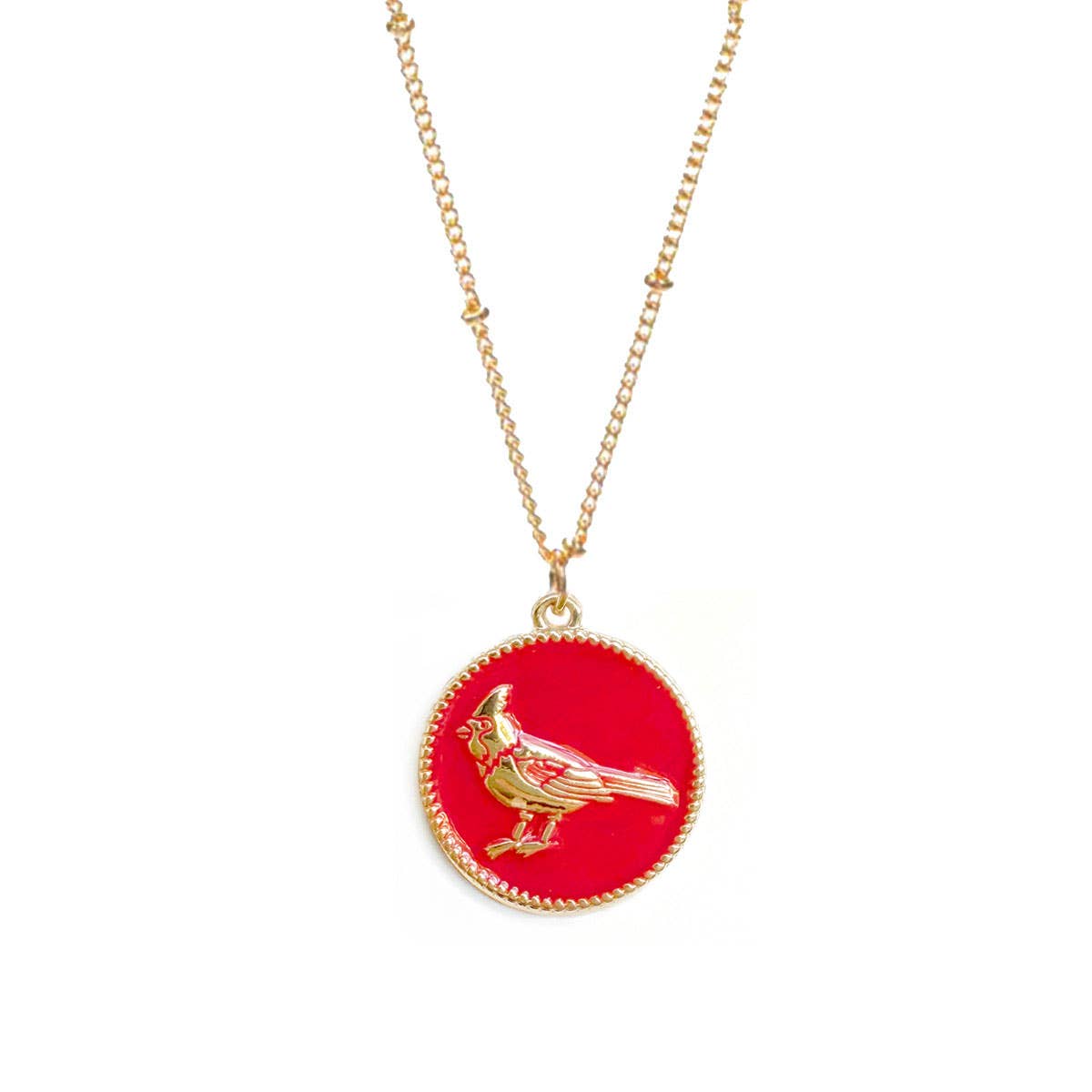 Red Cardinal Necklace