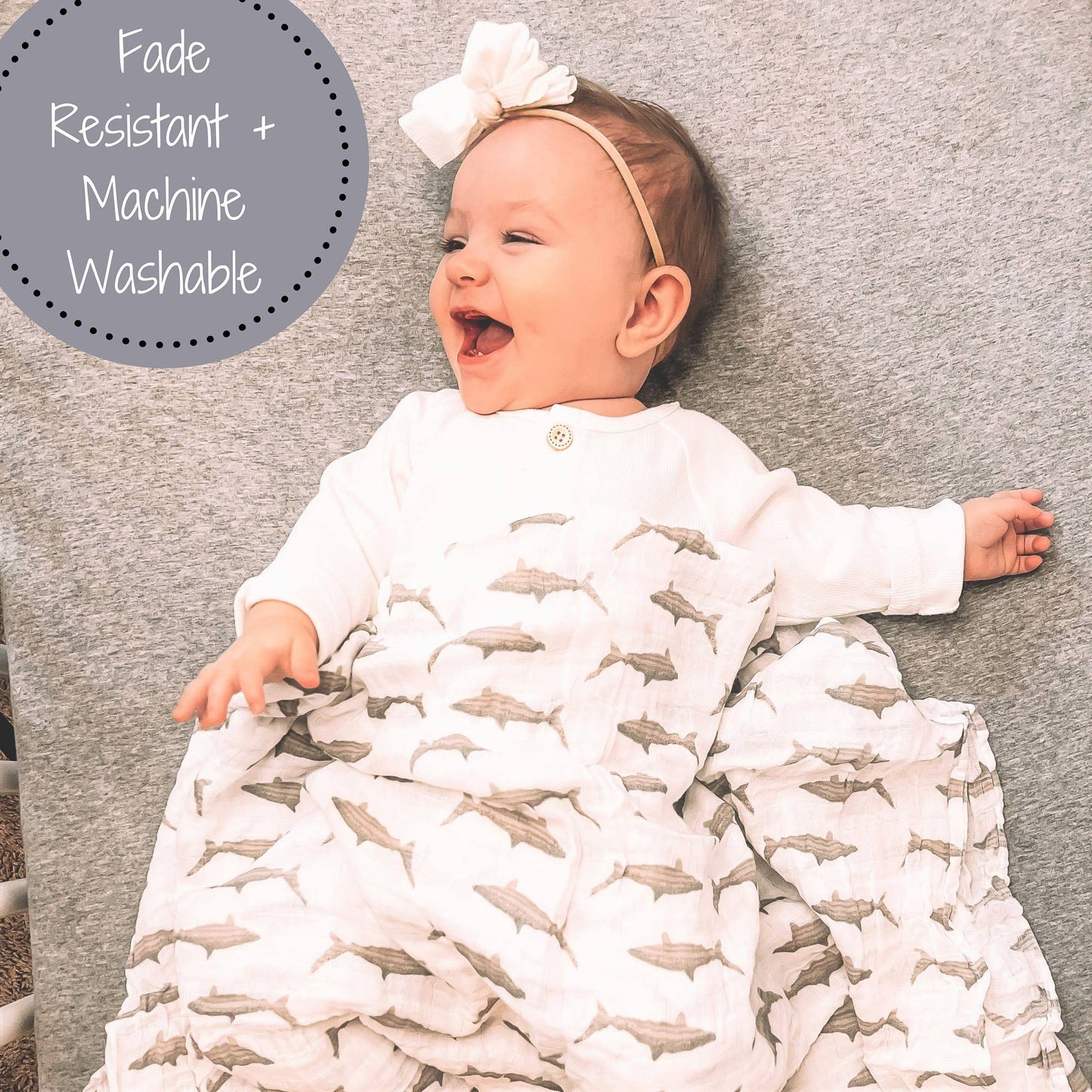 Baby Shark Swaddle Blanket