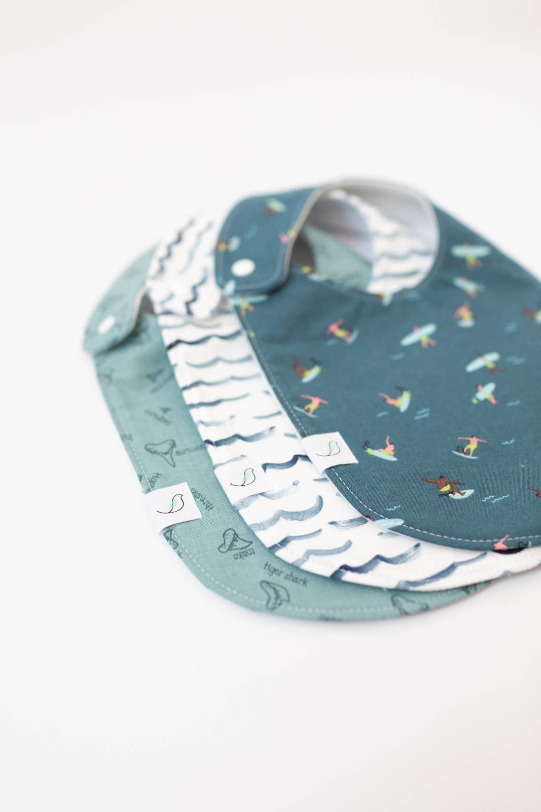 Charlie Snap Bib - Waves