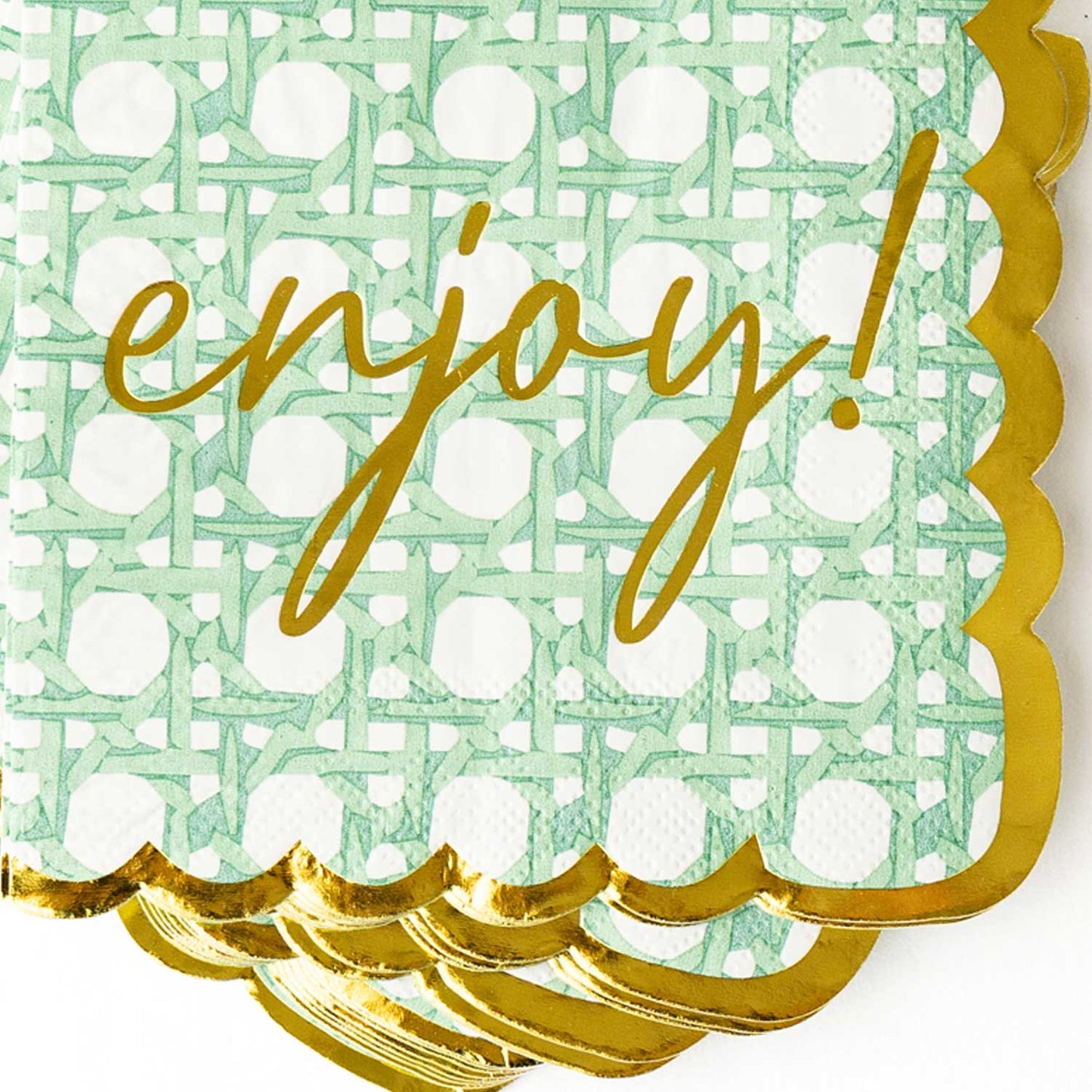 Green Cane Paper Beverage Napkin 16 Count Pack