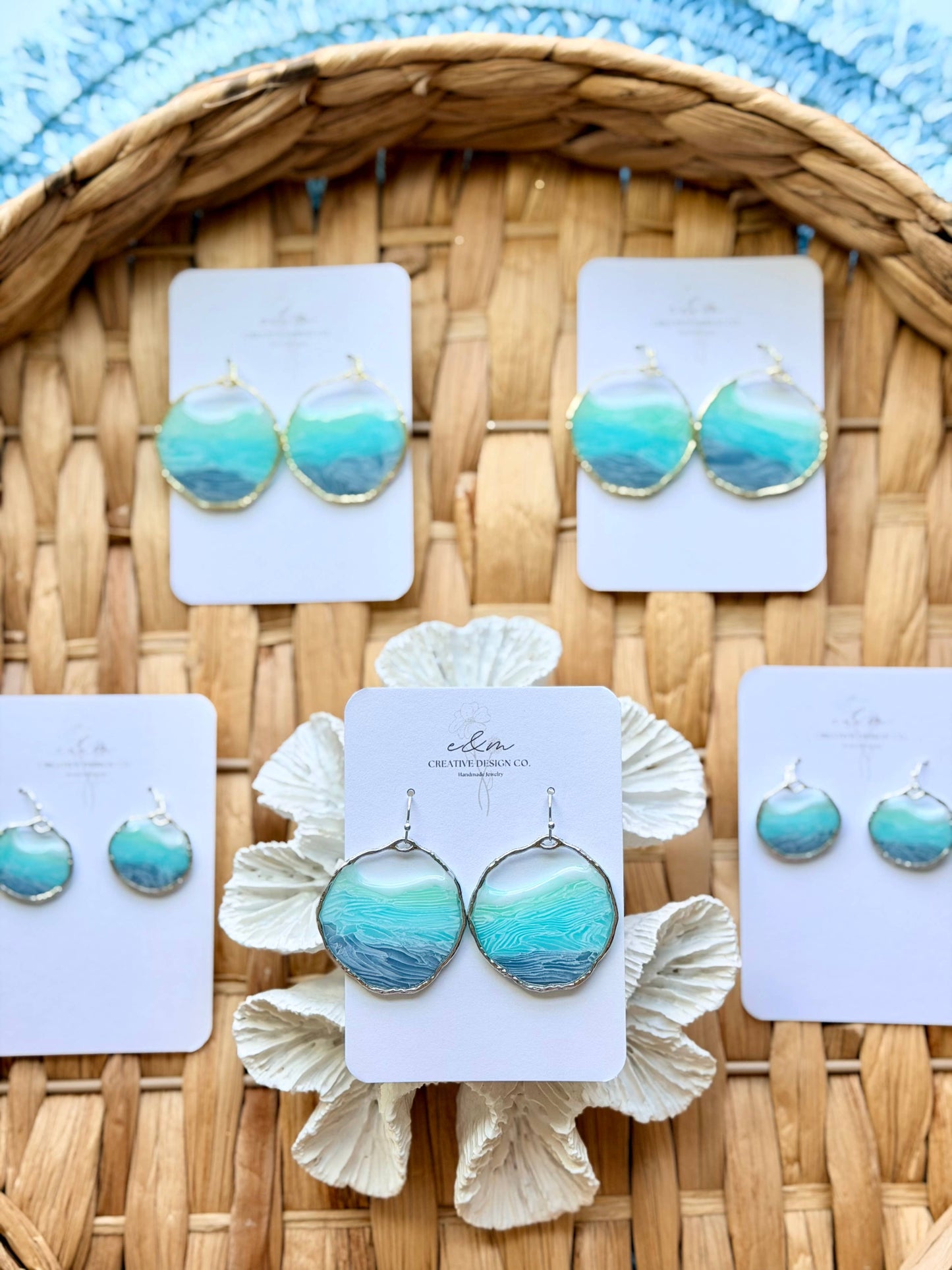 Ocean Wave Earrings