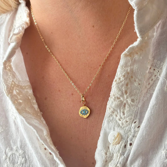 Evil Eye Turquoise Necklace