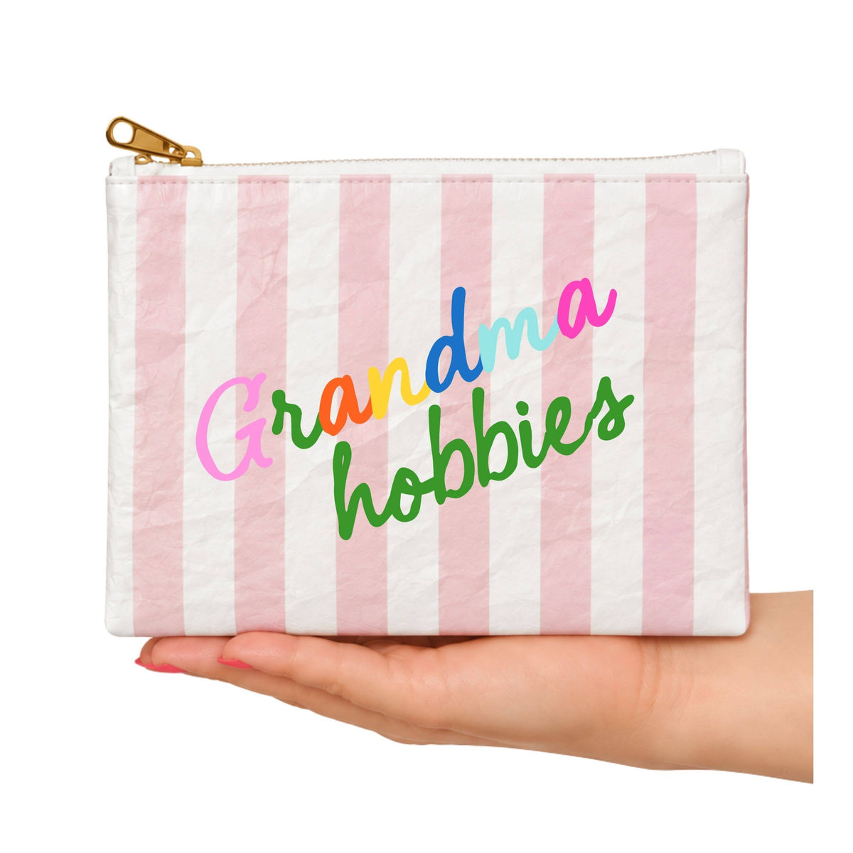 Needlepoint Project Bag Grandma Hobbies Crinkle