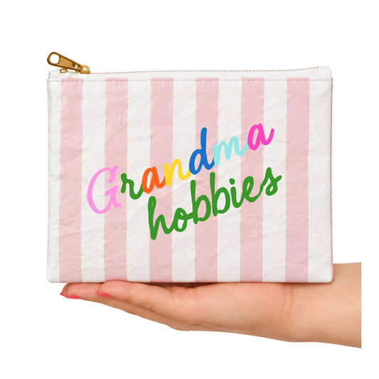Needlepoint Project Bag Grandma Hobbies Crinkle