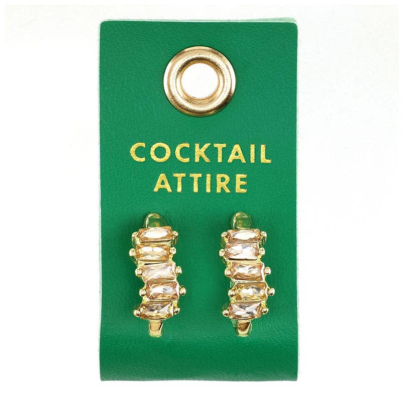 Palm Beach Stud Love Earrings - Cocktail Attire