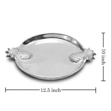 Pineapple Round Tray, 4