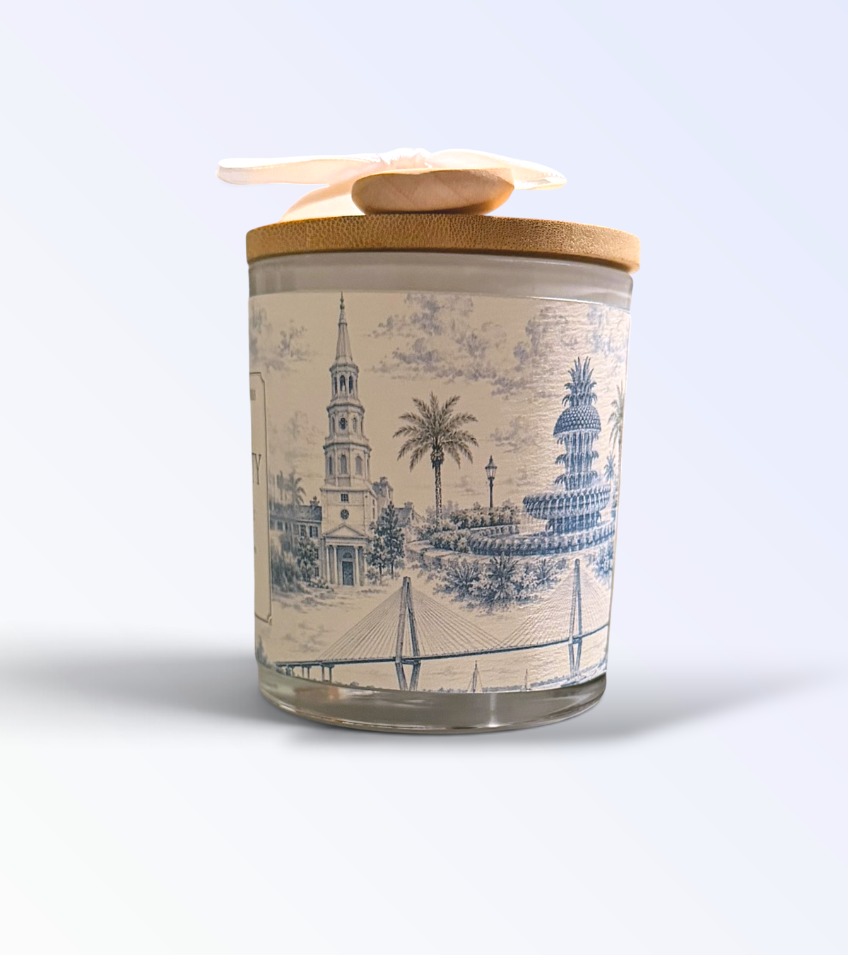 Holy City— Charleston Illustrated Body Oil Candle, 10oz