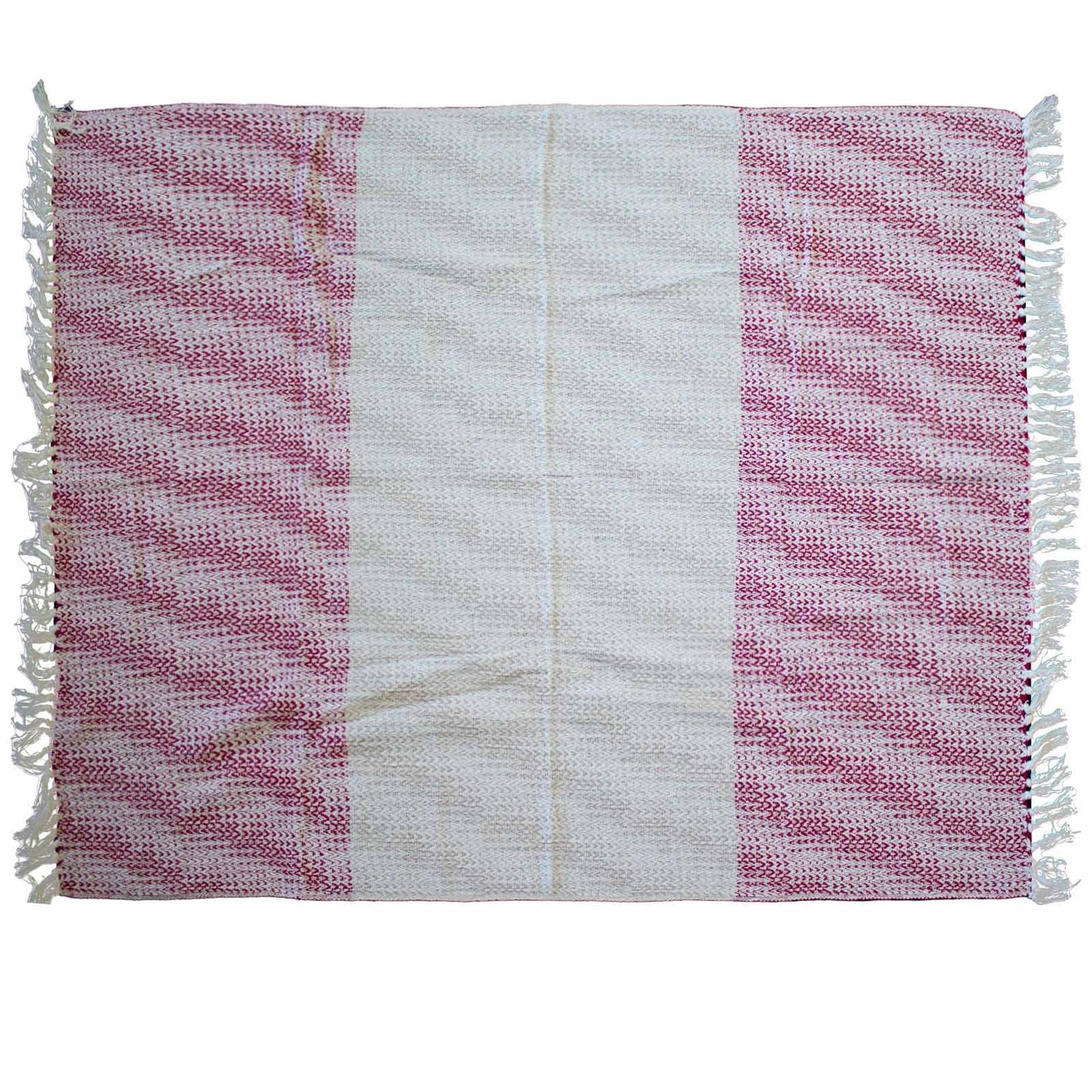 Boho Comfort Throw Blanket, 125x150cm, Ruby 2 Tone