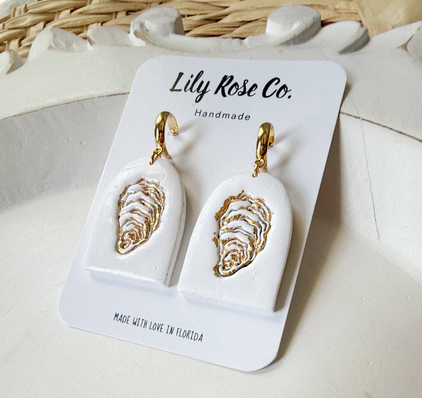 Oyster Imprints Earrings
