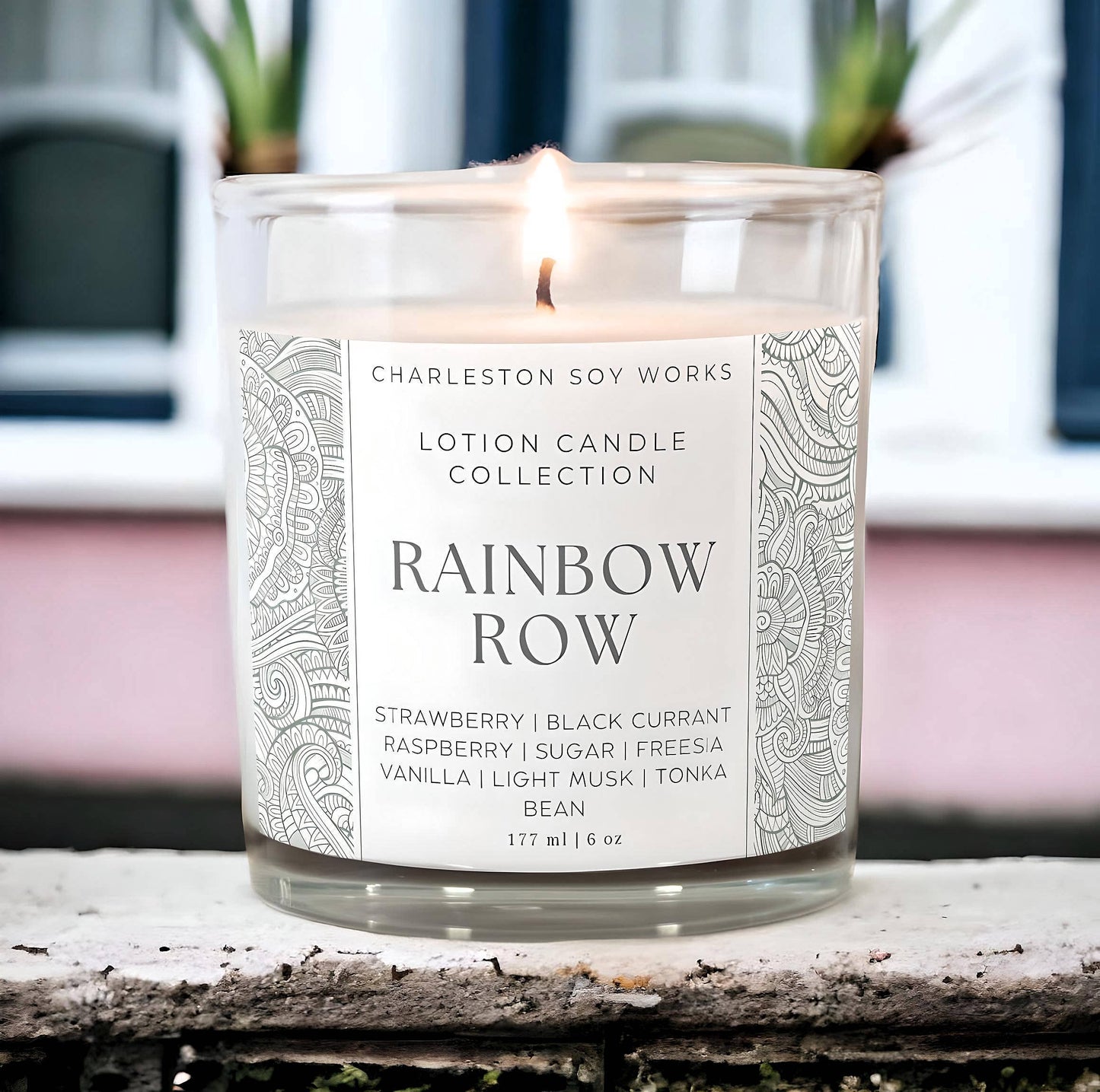 Rainbow Row Lotion Candle