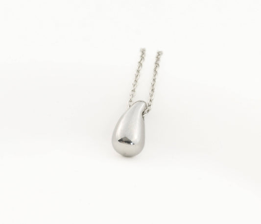 Tear Drop Pendant Necklace - Dainty Droplet Necklace