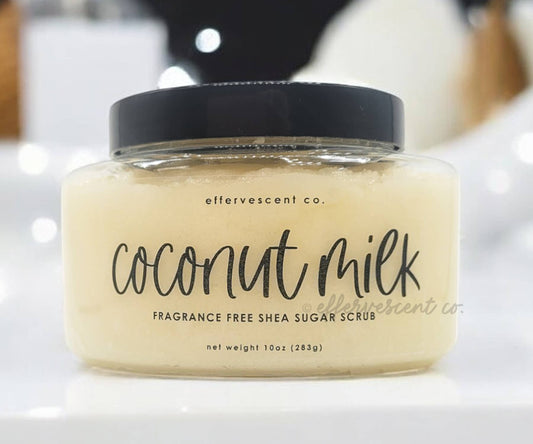 Coconut Milk | Shea Sugar Scrub | Fragrance Free