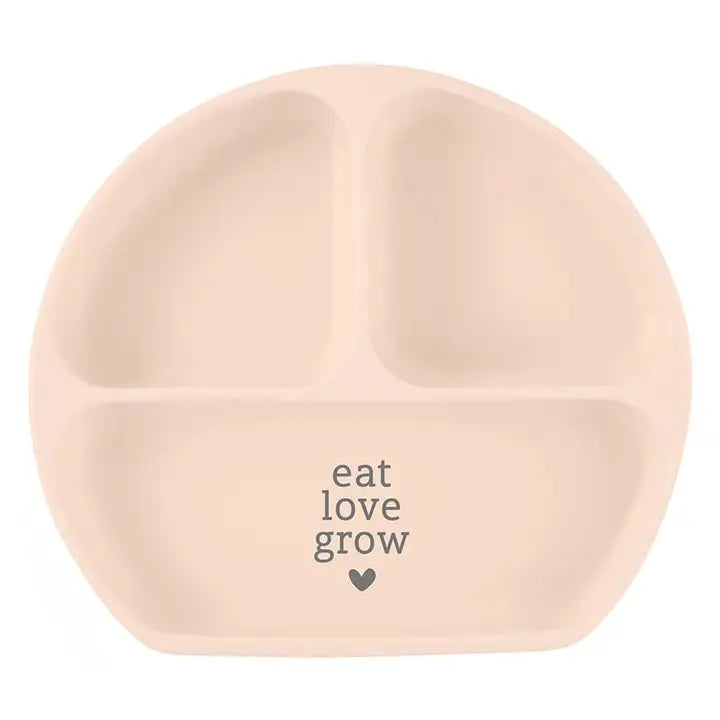 Silicone Plate-Eat Love Grow