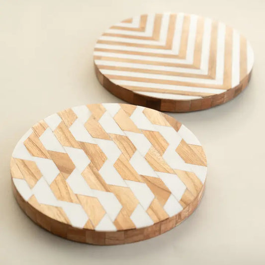 Wooden Round Trivet