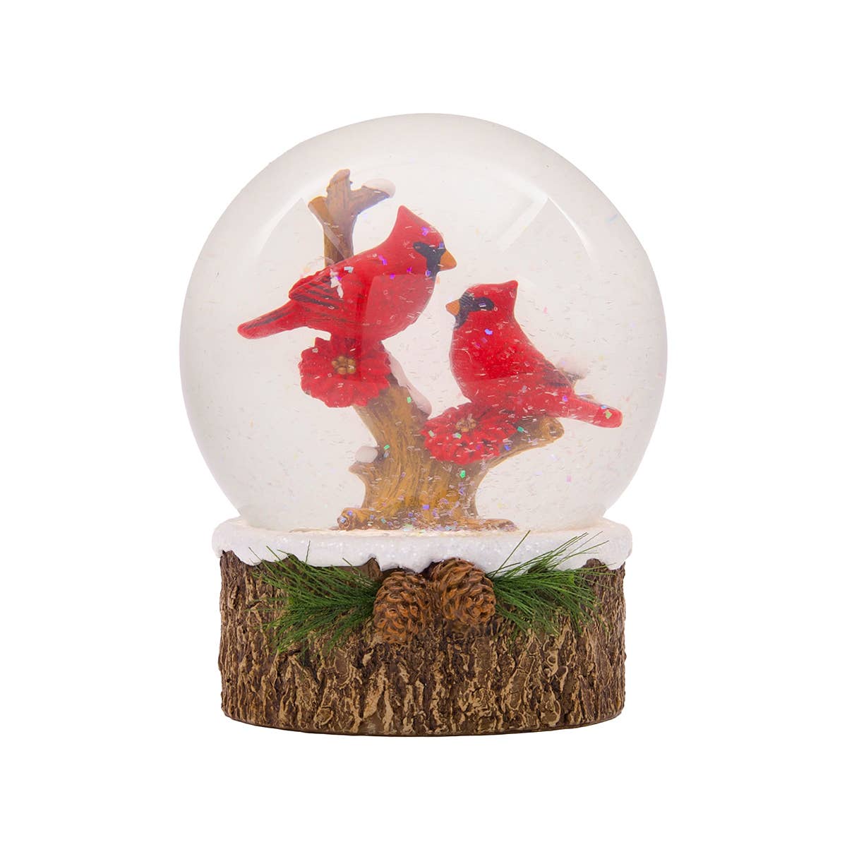 Christmas Cardinal Water Globe