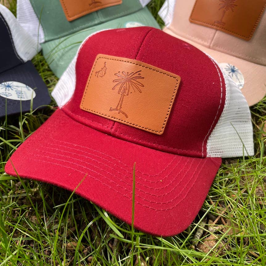 Classic Badge Palmetto Tree Trucker Hat