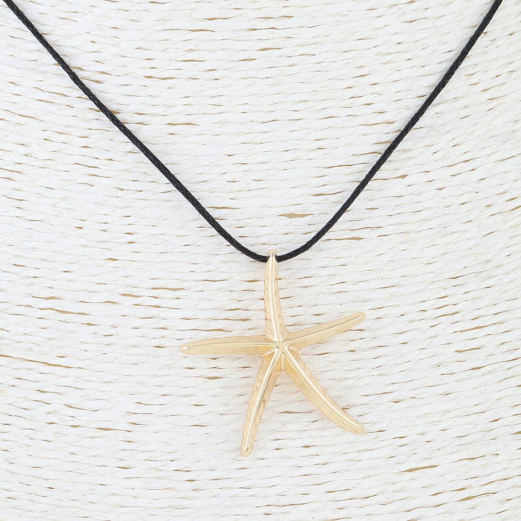 Polished Starfish Wrap Necklace
