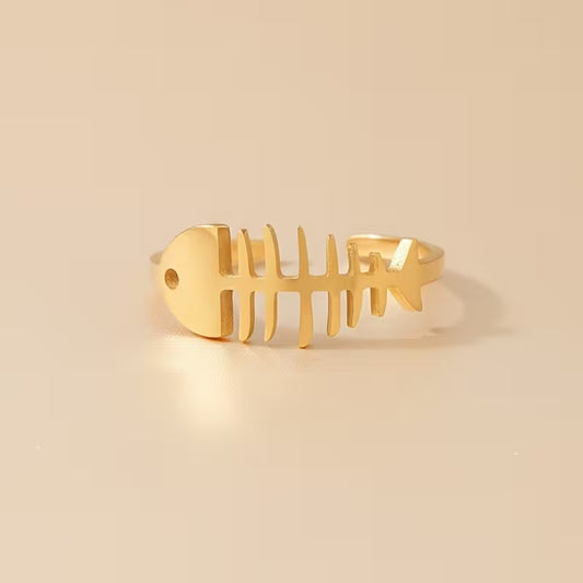 Fishbone Ring