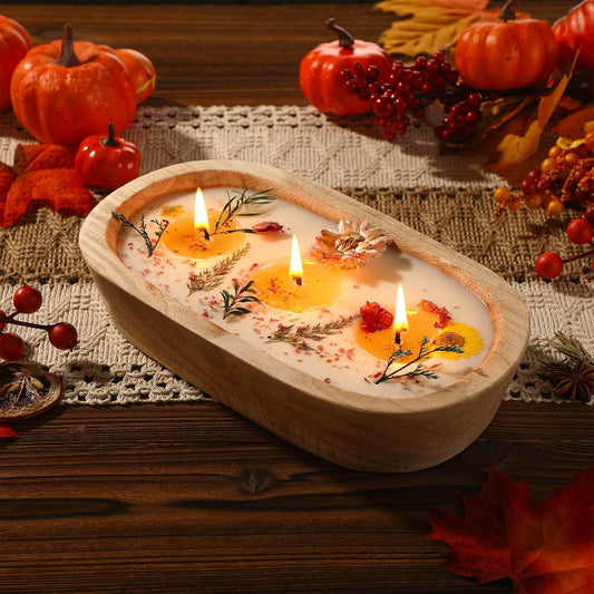 Fallen Flowers Dough Bowl
