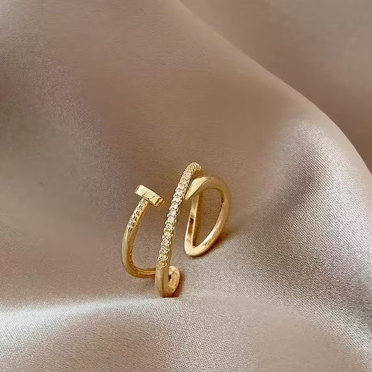 "Nail" Adjustable Ring