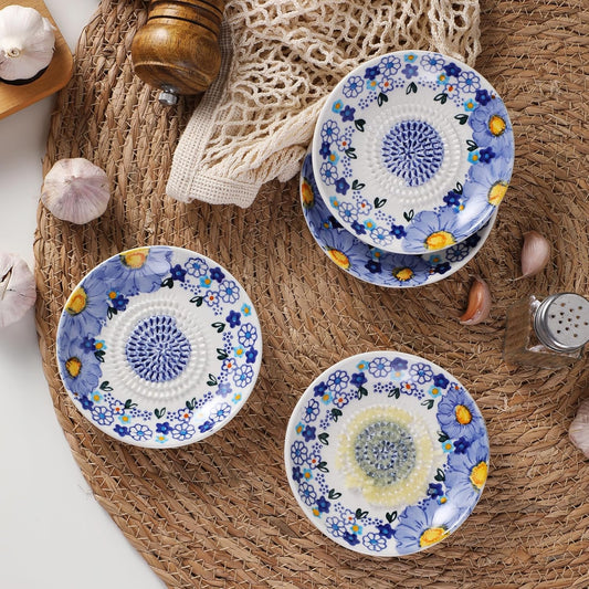 Ceramic Blue Garlic Grater