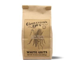White Grits Paper Bag 16oz