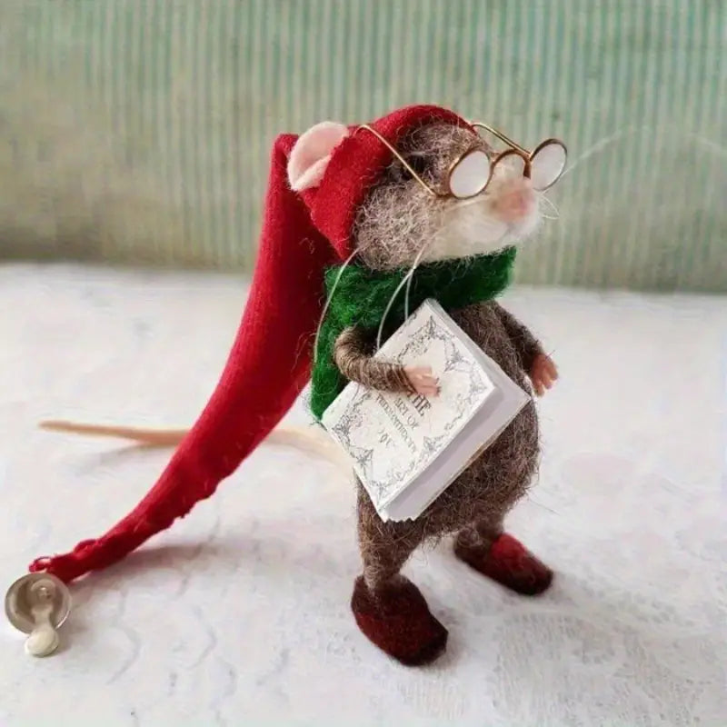 Felt Christmas Mouse