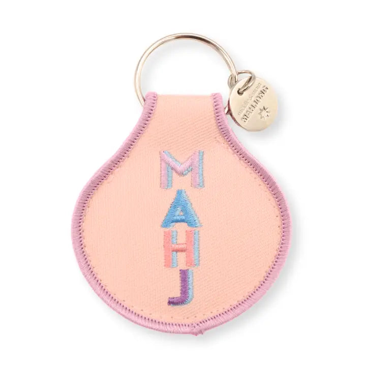 Embroidered Mahjong Keychains