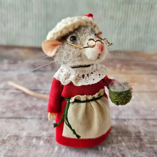 Felt Christmas Mouse