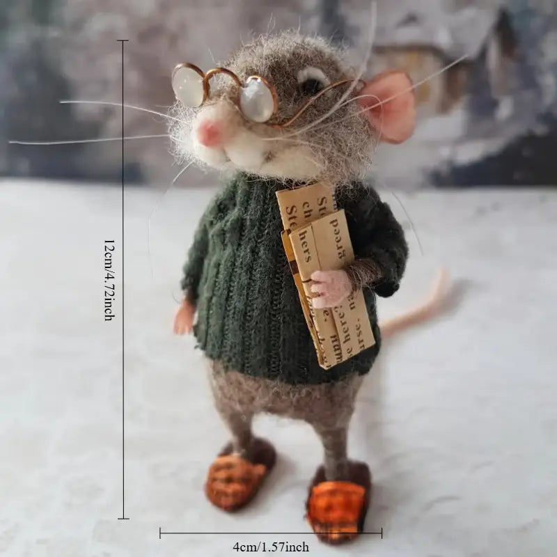 Felt Christmas Mouse