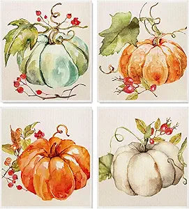 Pumpkin Swedish Dishcloths