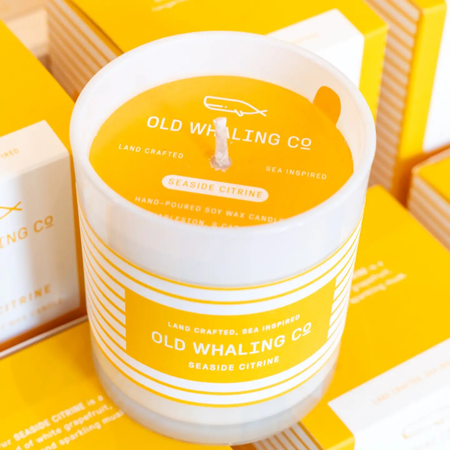 Seaside Citrine Candle