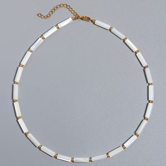 Natural Stone Choker Necklace