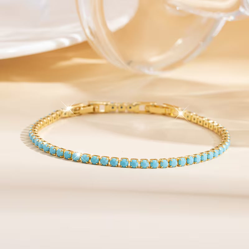 Vintage Turquoise Inlay Bracelet